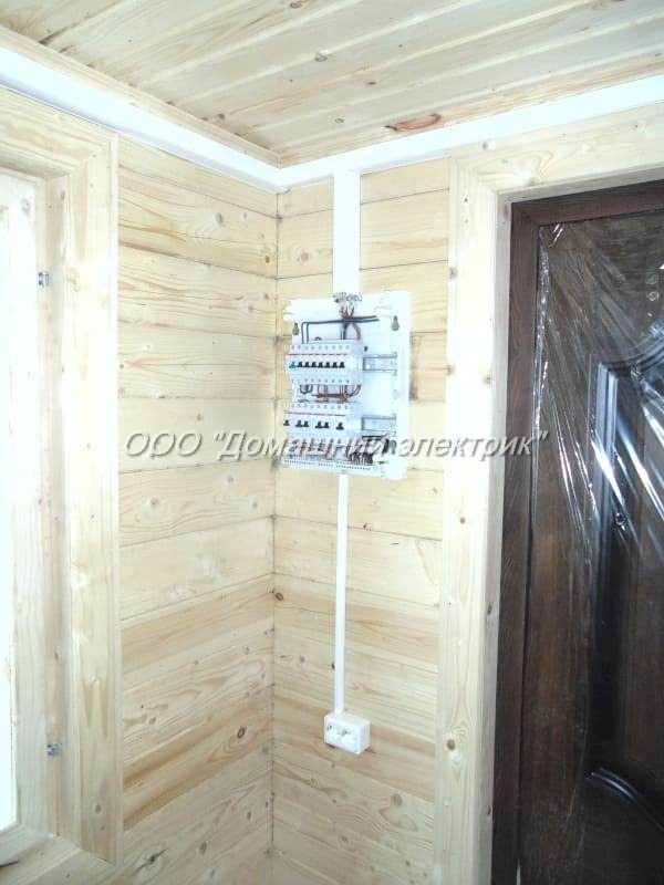 установка и сборка электрощита на даче в частном загородном доме